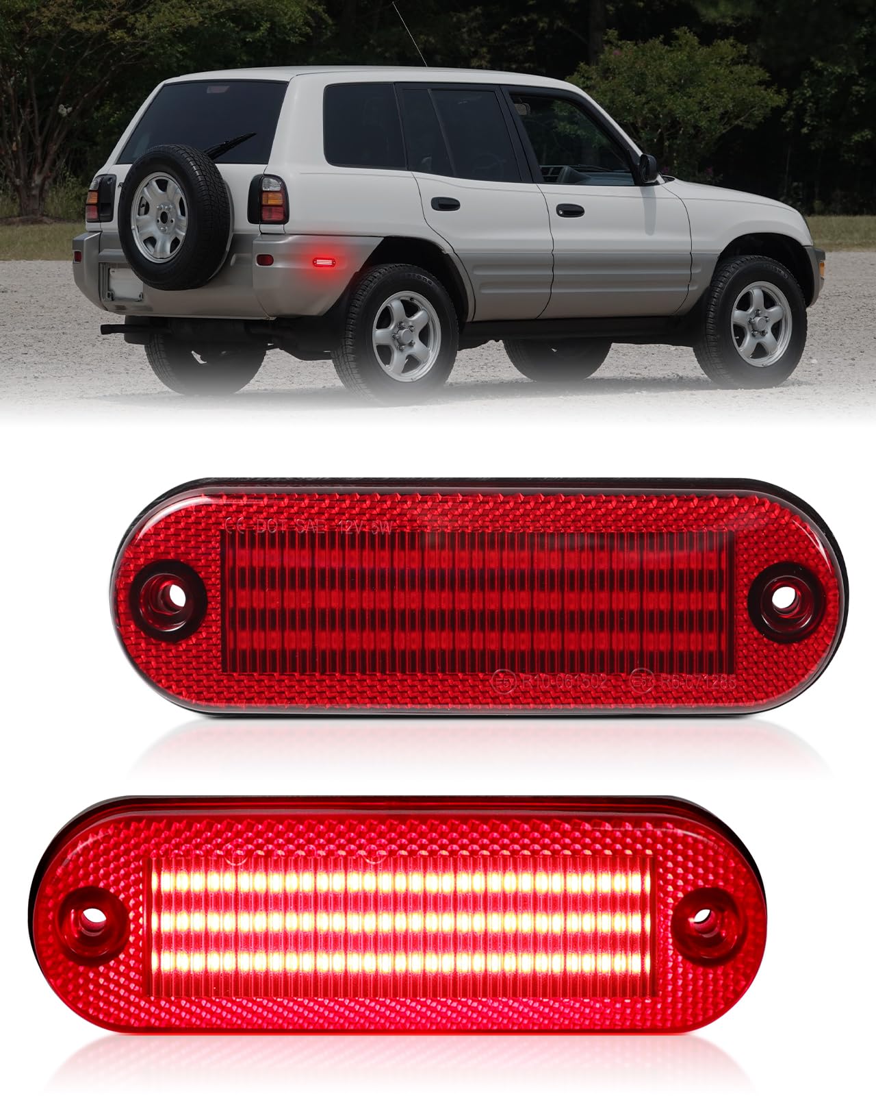 Amazon.com: PWOBVZ 2PCS LED Rear Side Marker Lights For Toyota