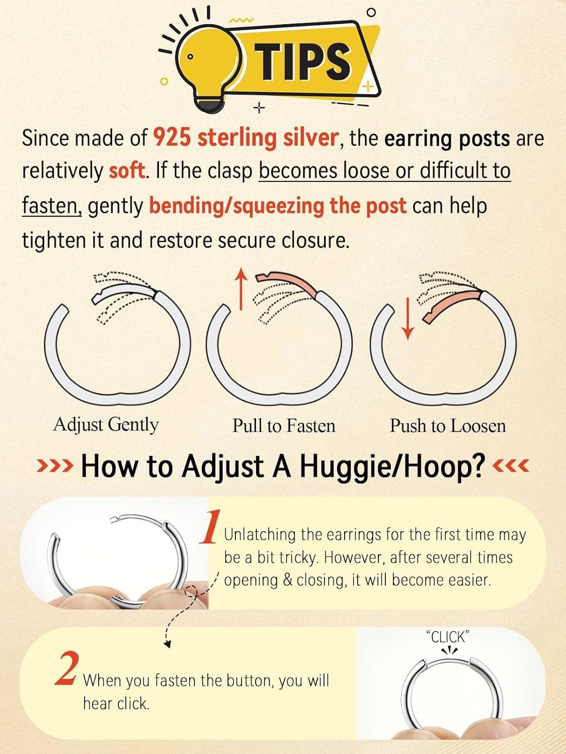 FaithHeart Sterling Silver Huggie Hoop Earrings for Women, Real S925 Hypoallergenic Lightweight Silver/Black/Gold/Rose Gold Huggie Hoops Everyday Sleeper Earring 8/10/12/14/16/18/20mm - Image 4