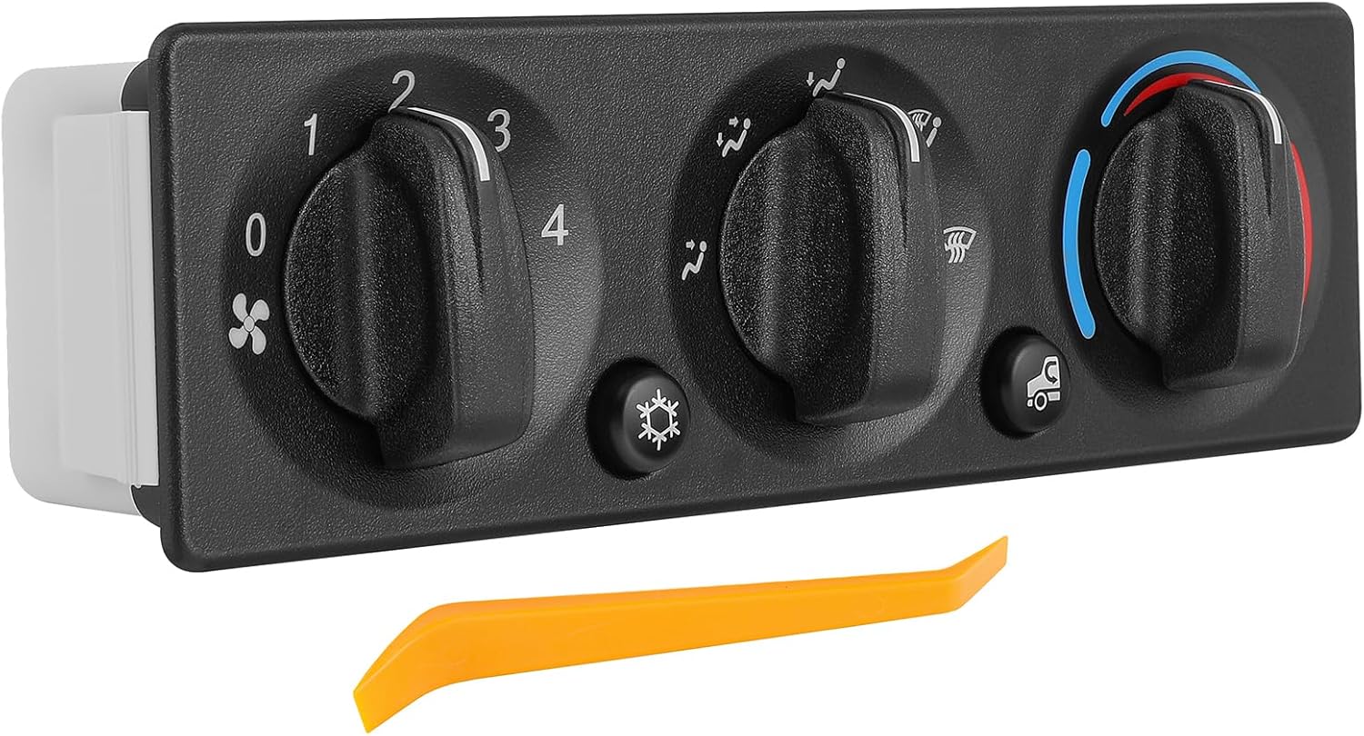 ECCPP A/C Heater Climate Control Module Panel Q21-6119 Compatible with 1995-2000 for Peterbilt 200 5.9L HVAC Control Module 2008-2015 for Peterbilt 210 6.7L