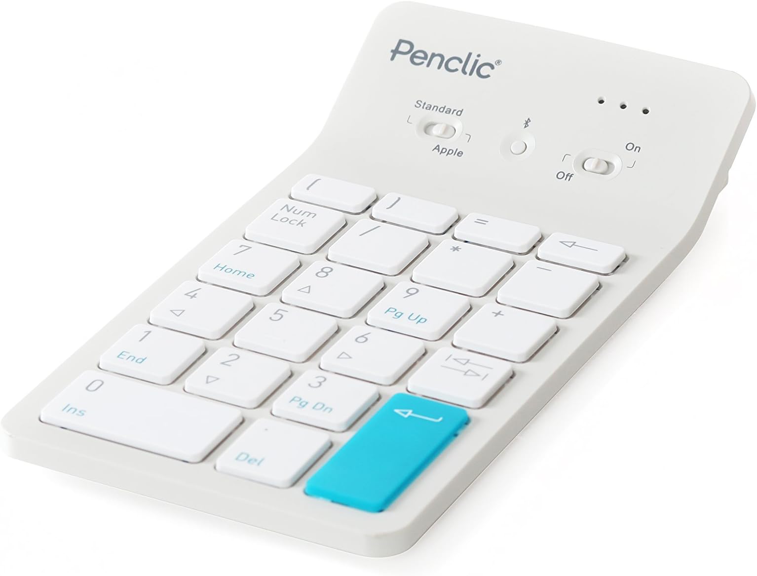 Prestige International Penclic Numpad N2 Bluetooth Numeric Keypad (White)