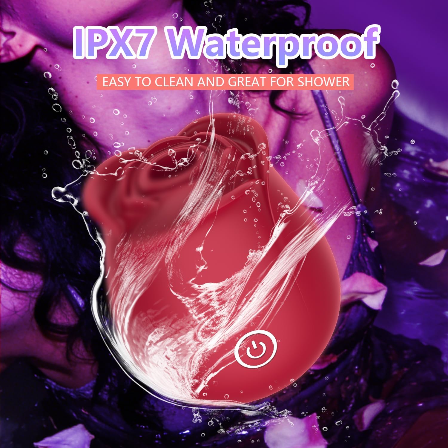 Rose Toy Women, Sex Toys, Adult Toys for Women Clit Sucker Sucking Vibrator with 10 Suction Modes Vibrater Dildo Anal Couples Female Adult Toy Dildos Vibrators Red Rose (Red)