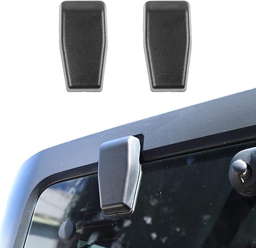 Vista 99 de Voodonala Cubierta de bisagra para puerta trasera derecha e izquierda para Jeep JL 2018-2025 Jeep Wrangler JL JLU Accesorios exteriores, negro