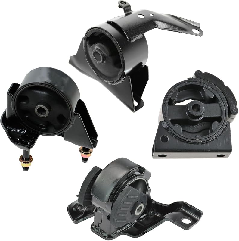 Kit de coxins do motor e câmbio TRQ para Toyota Corolla 1993–1997 1.8L automático – 4 peças