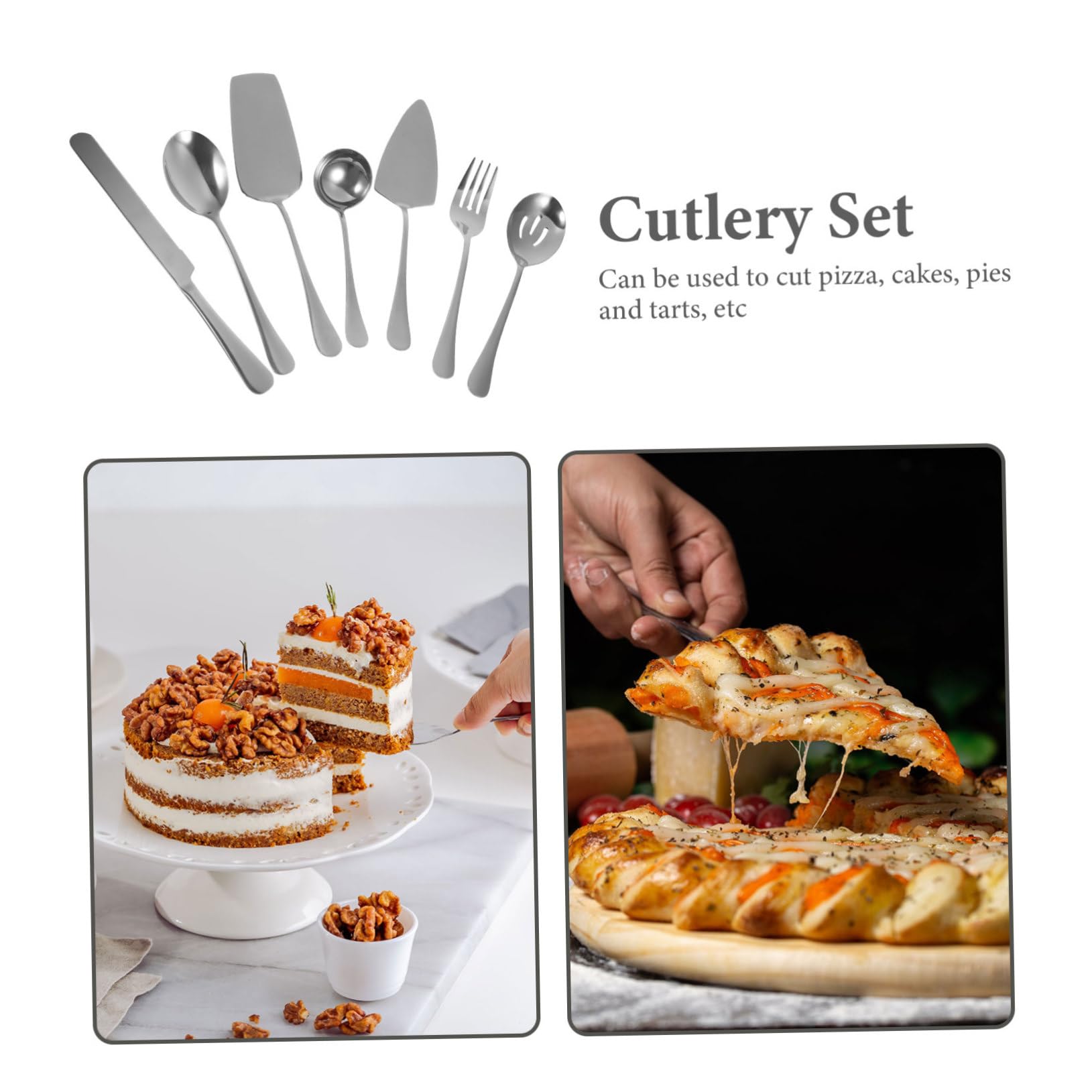 ULTECHNOVO Cuchillos Para Pastel De Boda Utensilios Para Servir Fiestas Cortador De Tartas De Cuchillos Para Banquetes y Celebraciones
