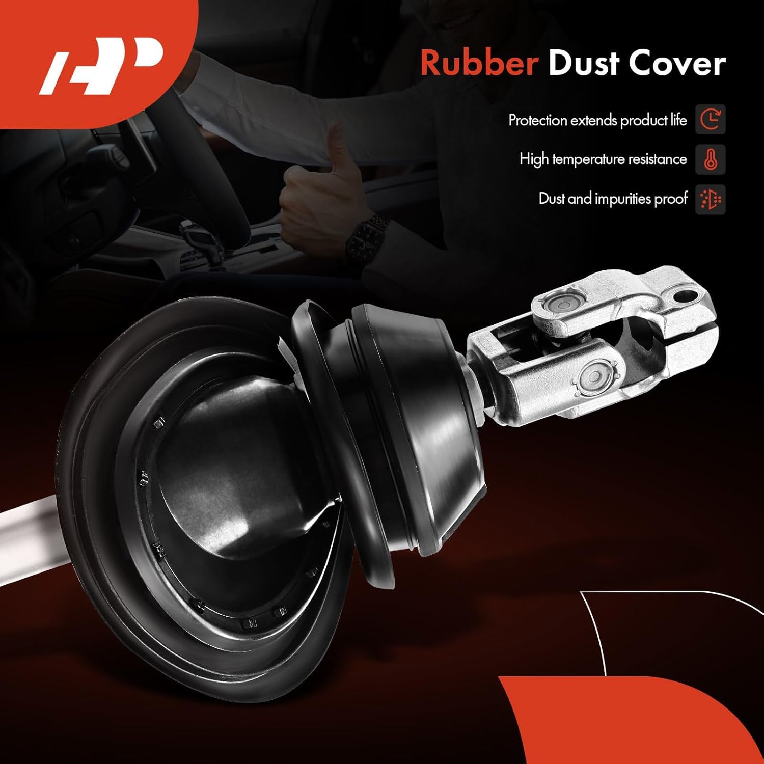 A-Premium Intermediate Steering Shaft Steering Column Shaft Compatible with Toyota Highlander 2014-2019, Replace # 452200E070