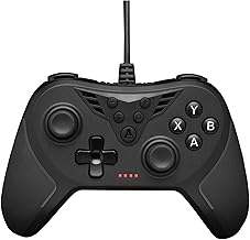 K-Pad Helium – Gaming Controller PC – Einstellbare Vibration, 12 Tasten, 4 Trigger (2 programmierbar), Turbo-Modus, Makros, Gamepad PS3, Kompatibel mit Windows 10/11 & PS3