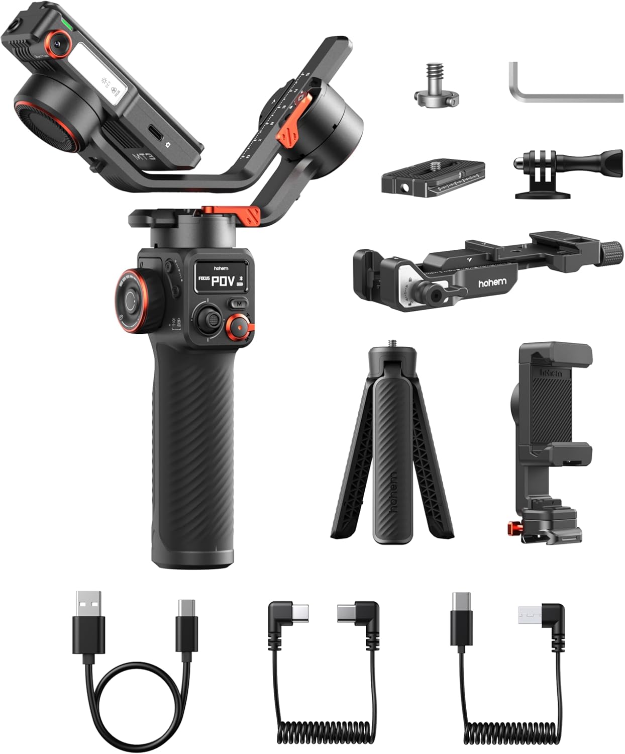 hohem iSteady MT3 3-Axis Gimbal Stabilizer for Camera & hohem iSteady V3 Ultra Gimbal Stabilizer for Smartphone