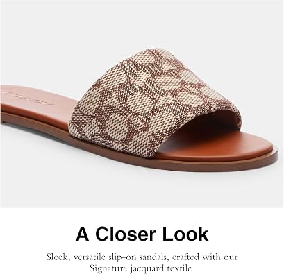 COACH Women's Holly Quilted Leather SandalPlatform