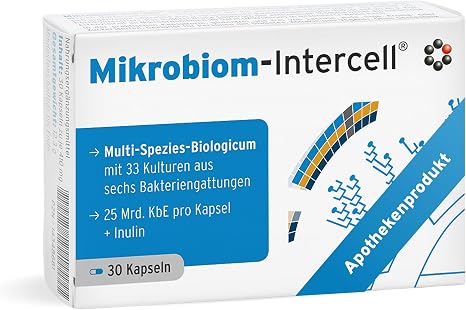 Mikrobiom Intercell Intestinal Flora Capsules 33 Bacterial Strains Pack
