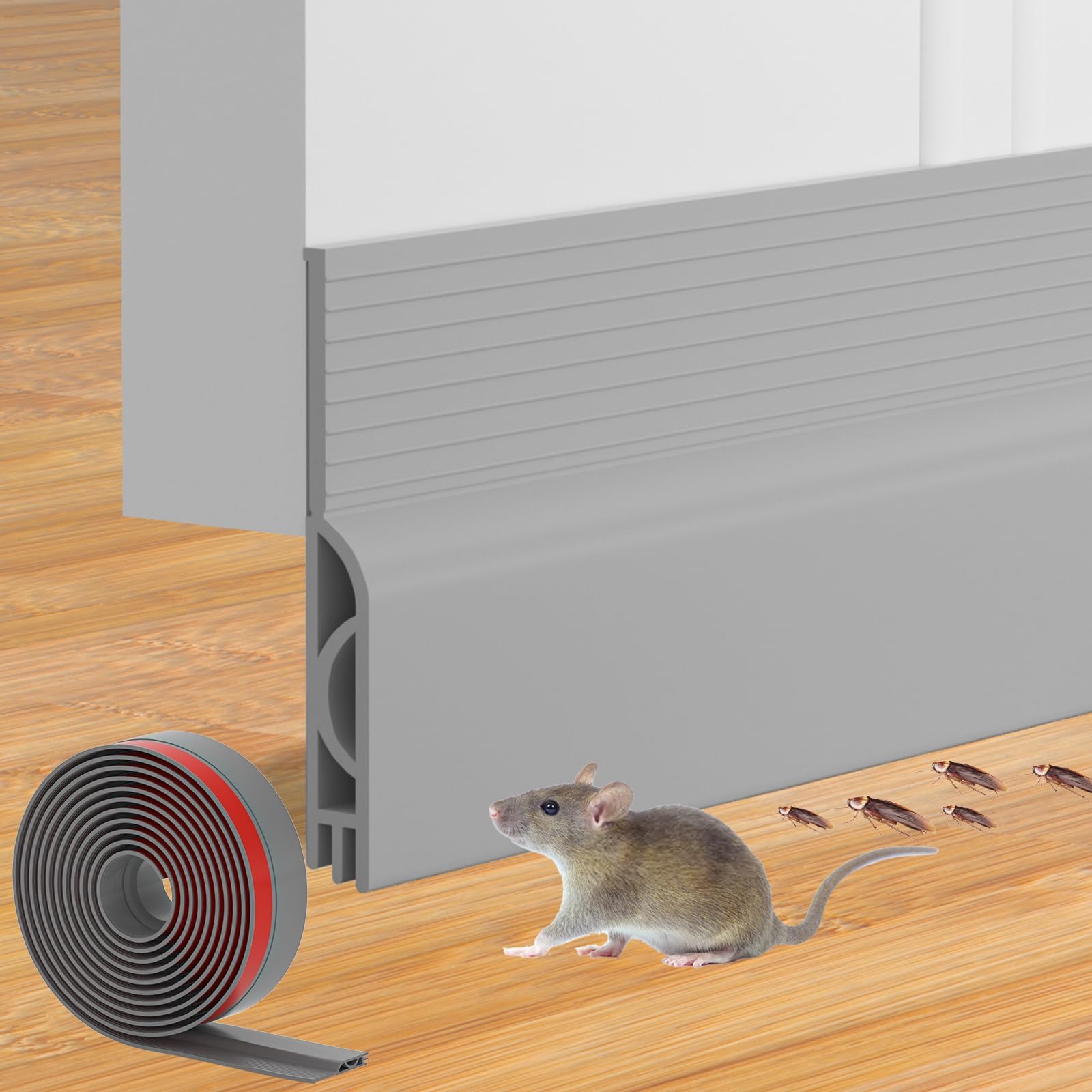 Amazon.com: Door Draft Stopper for Bottom of Door, Adjustable Weather ...