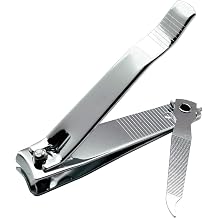 Professional Stainless Steel Manicure Tools, Gift for woman and man Nail Clipper Classic, Silver