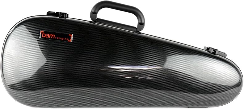 Bam Hightech Overhead Cabin Violin Case الكربون الأسود