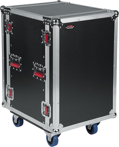 Gator Frameworks 16U Tekerlekli Standart Audio Road Rack