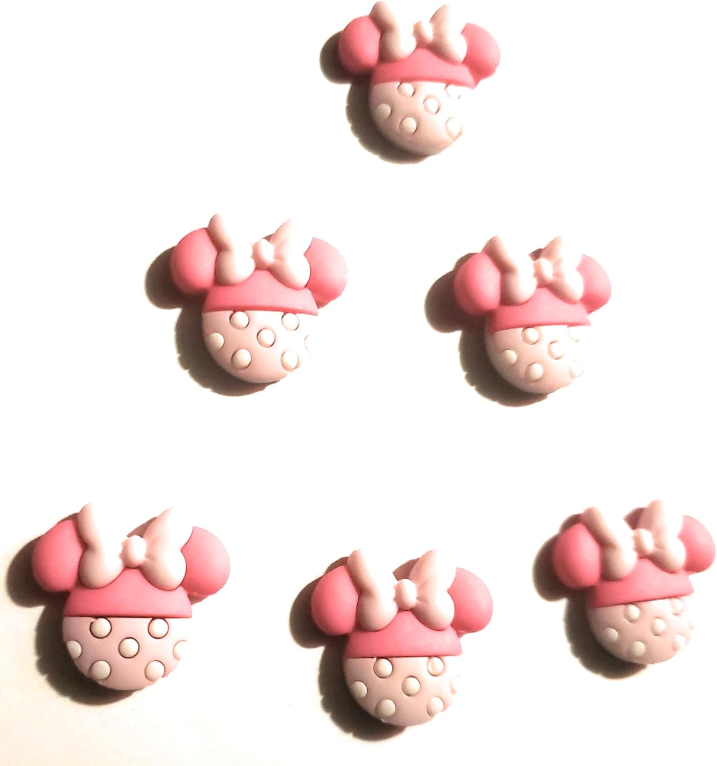 Disney Baby Minnie Buttons by Dress it Up Buttons and Embellishments - 6 Piece
