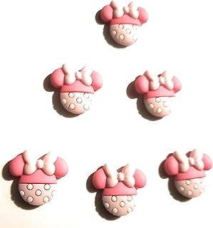 Disney Baby Minnie Buttons by Dress it Up Buttons and Embellishments - 6 Piece