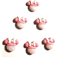 Disney Baby Minnie Buttons by Dress it Up Buttons and Embellishments - 6 Piece