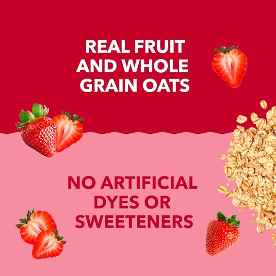 Duncan Hines Strawberry Crumble Bar Mix, Breakfast Bar Real Fruit, 15.21 oz