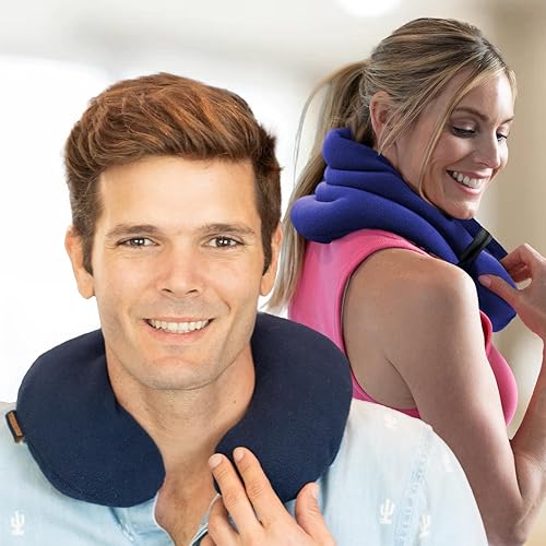 SunnyBay Envoltura de cuello en forma de C con manos libres Regular Azul marino