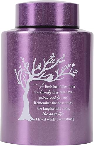 Vista 43 de Urnas medianas para cenizas humanas de hasta 60 pulgadas cúbicas de tamaño mediano para cenizas, urnas de cremación para cenizas, de acero Plata