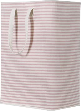 Lifewit 80L Collapsible Laundry Basket with Extended Handles, Pink