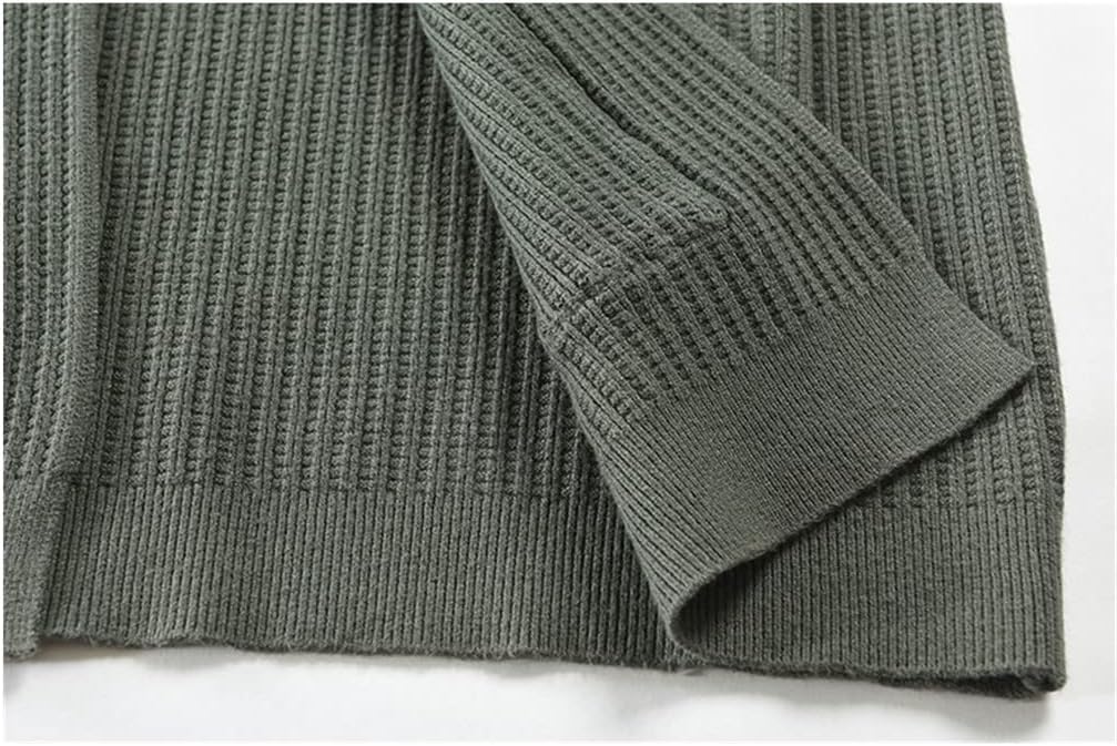 Autumn Winter Men's Cardigan Single-Breasted Fashion Knit Plus Size Sweater