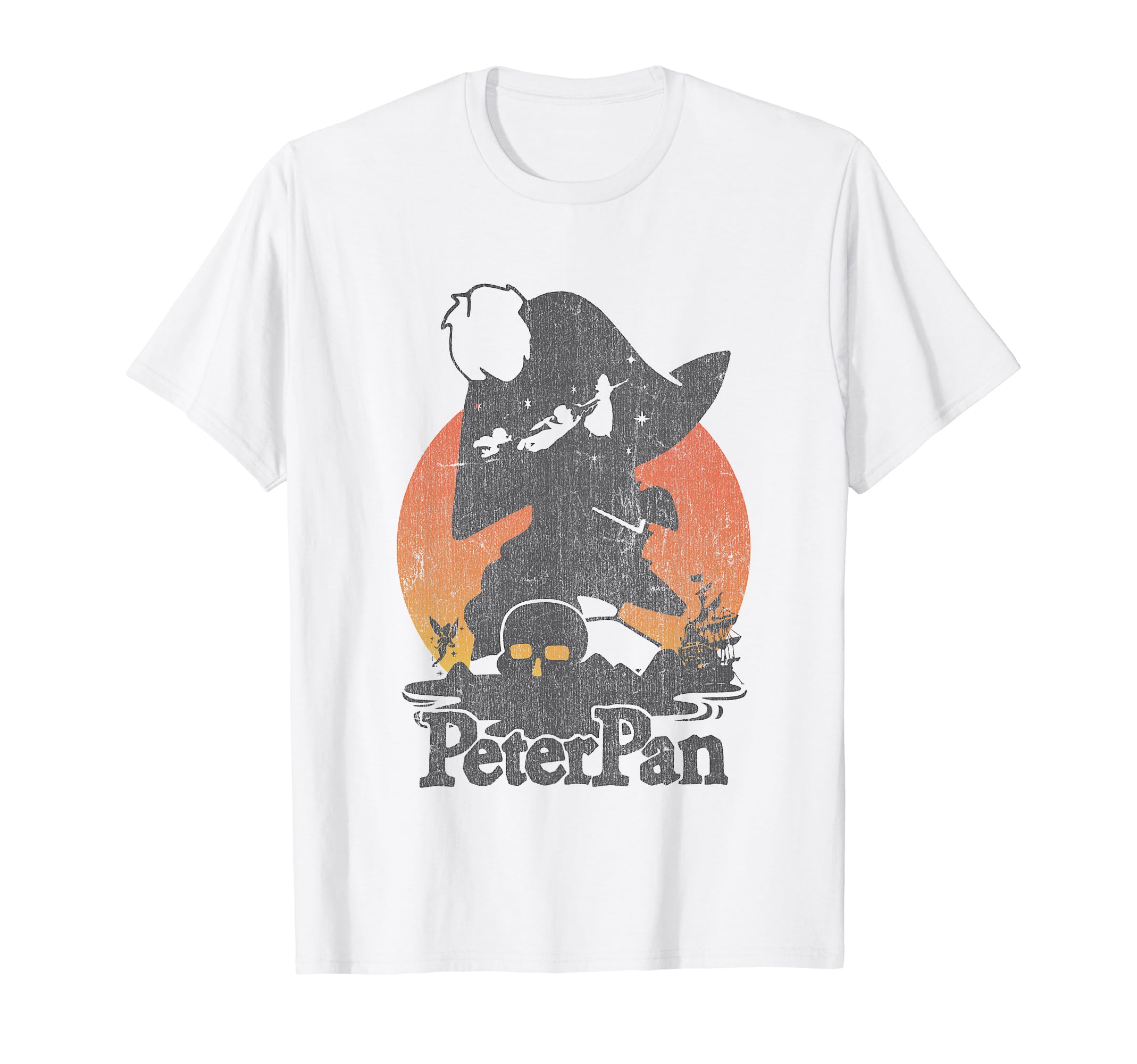 DisneyPeter Pan Fly To Neverland Hook Silhouette T-Shirt