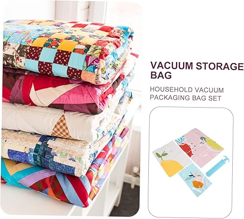 Miniatura 7 de KESYOO Bolsas de almacenamiento al vacío, bolsas de almacenamiento al vacío, bolsas de ahorro de espacio, bolsas de embalaje al vacío de frutas con