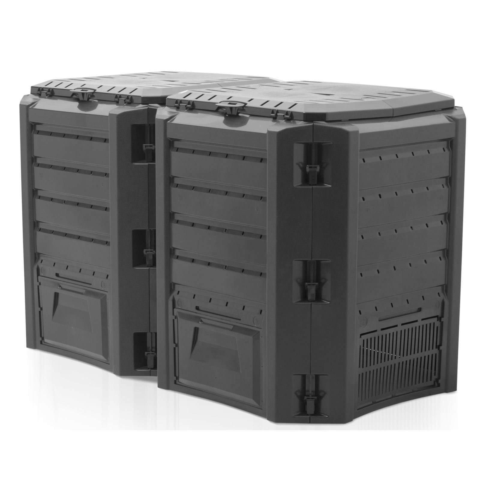 MODUL COMPOGREEN 800L Kompostierungsanlage, Abmessungen (mm) 1350x719x826, Farbe Schwarz