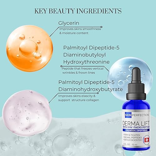 Miniatura 8 de Syn Tacks Palmitoyl Dipeptide 5 Levantamientos Anti-Envejecimiento Reafirmante Péptido Loción Hacer Diy Suero Booster Original Suppleness Youthful