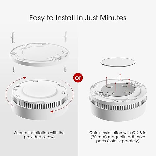 Miniatura 7 de X-Sense Alarma de humo, batería de litio de 10 años con indicador LED, cumple con la norma UL 217, SD2L0AX, paquete de 5