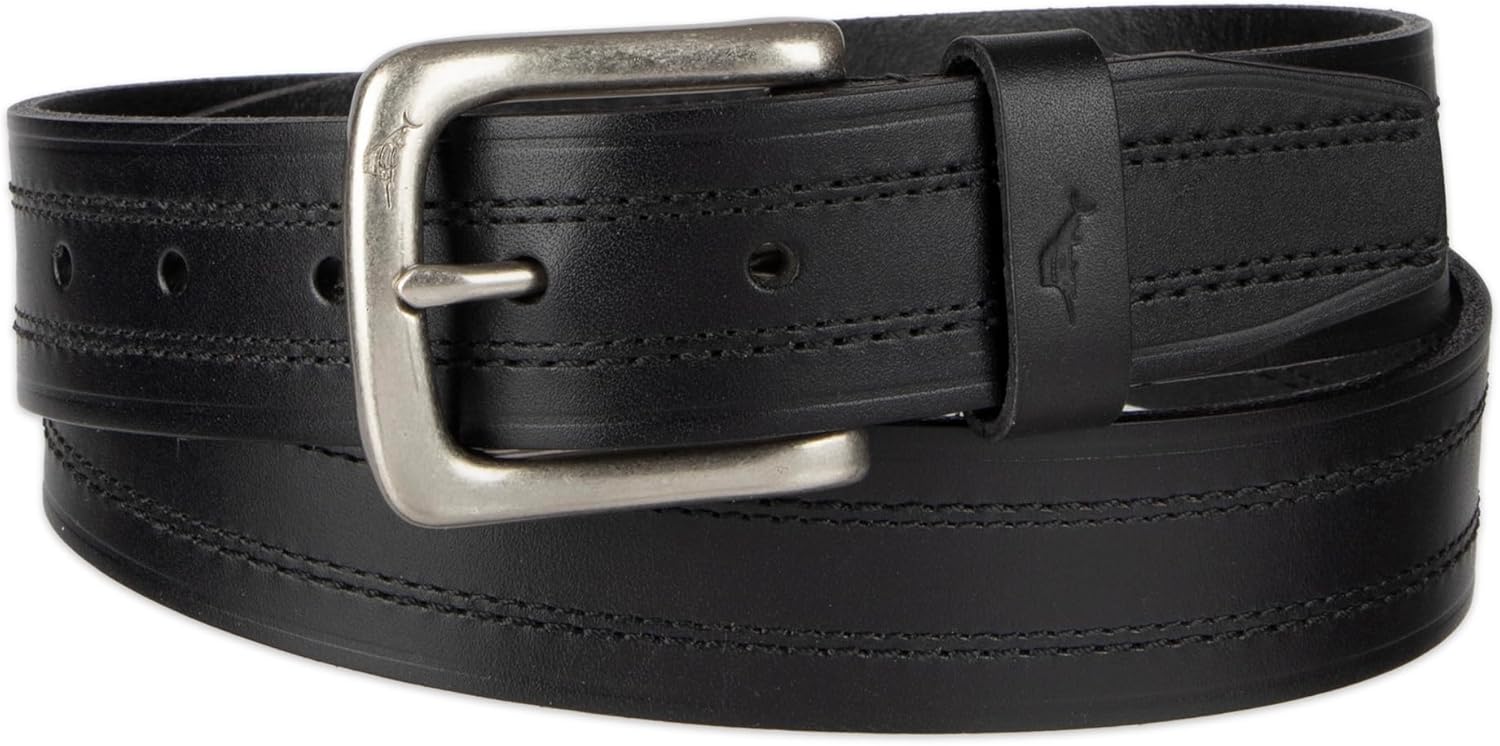 Tommy Bahama Men's Casual Leather Belt – Everyday Style for Jeans, Shorts & Chinos - Image 2