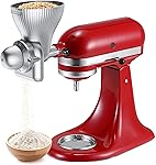 KITOART All Metal Grain Mill Attachment for KitchenAid Stand Mixer