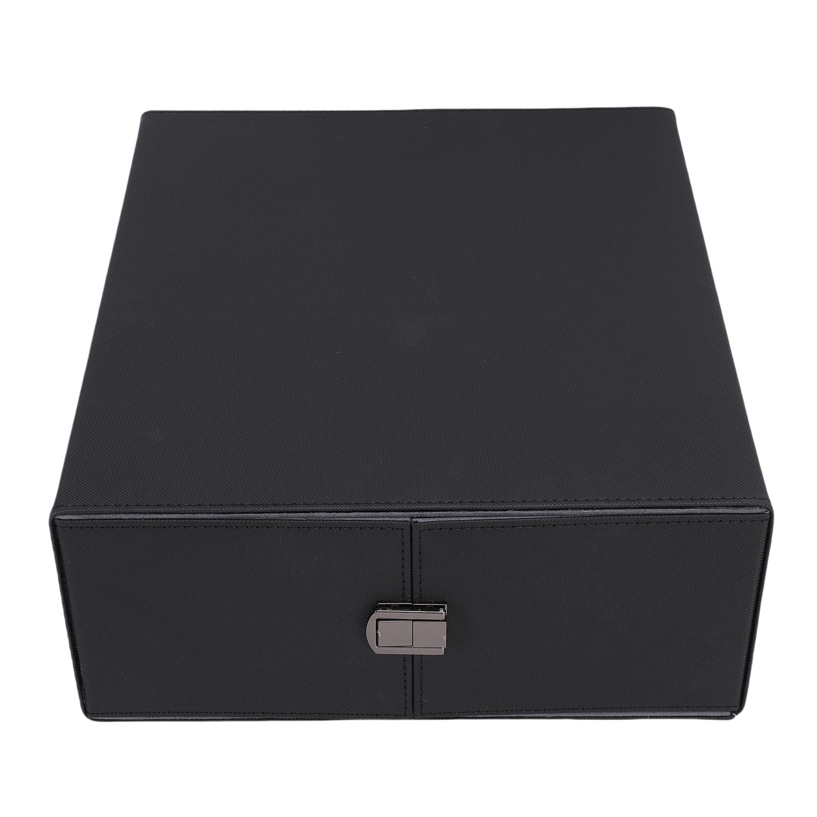 Caja Almacenamiento Cartas Coleccionables con Piel PU, Gran (GRAY)