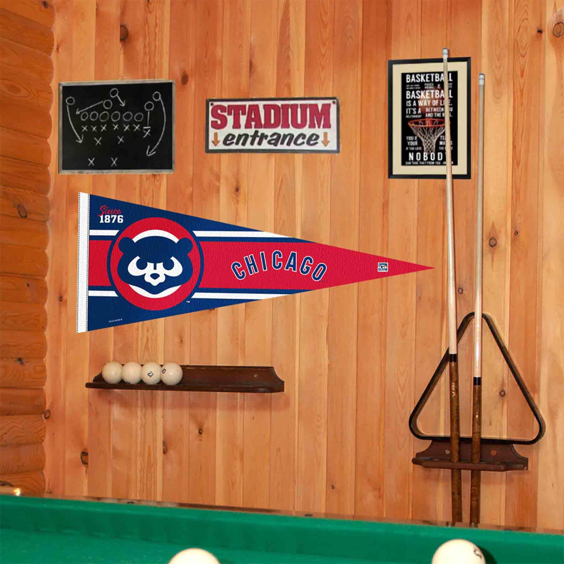WinCraft Chicago Baseball Retro Vintage Throwback Full Size Pennant Flag
