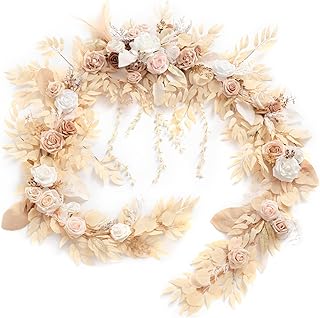 Ling's Moment 9FT Flower Garland for Backdrop Decorations - Wedding Arch...