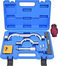 Turbo Engine Timing Tool Kit for Vauxhall Opel Chevy Chevrolet Aveo Cruze Orlando Adam Ampera Astra J Cascada 1.0 1.2 1.4 L, Camshaft Holding Locking Tool Set with Case & Gloves