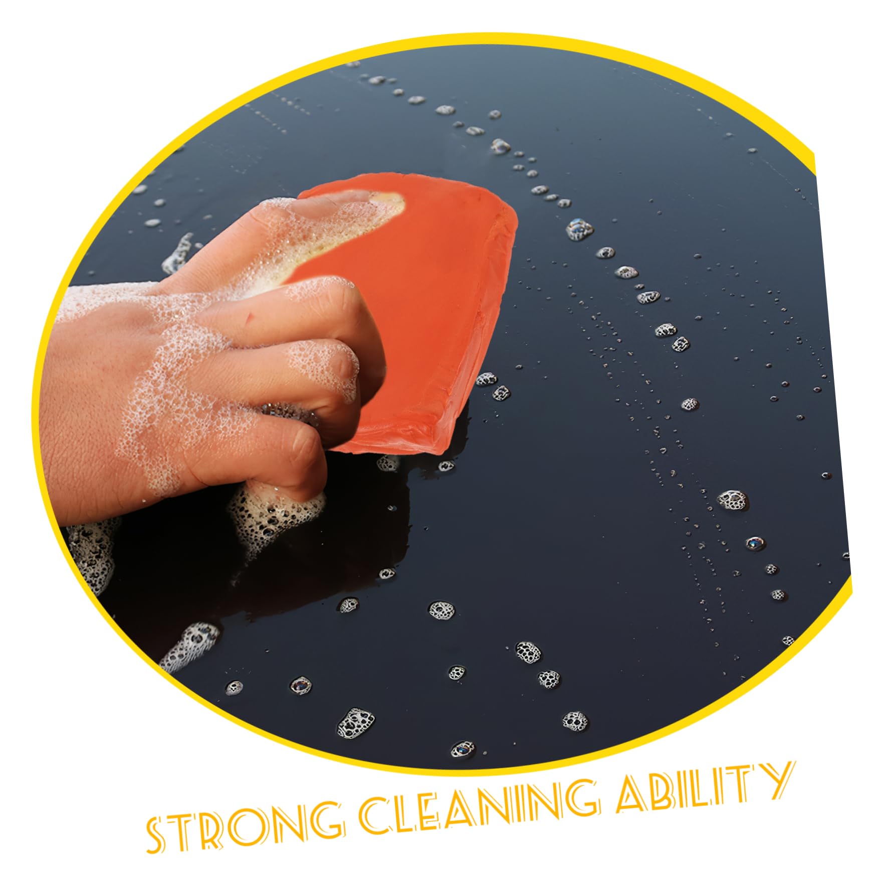 BESTYASH 5 Sätze Autowasch Tonriegel Teiliges Reinigungsknete Für Autos Motorräder Und Boote Zur Lackoberfläche Spart Und Geld Anzuwenden 4 Stück * 5
