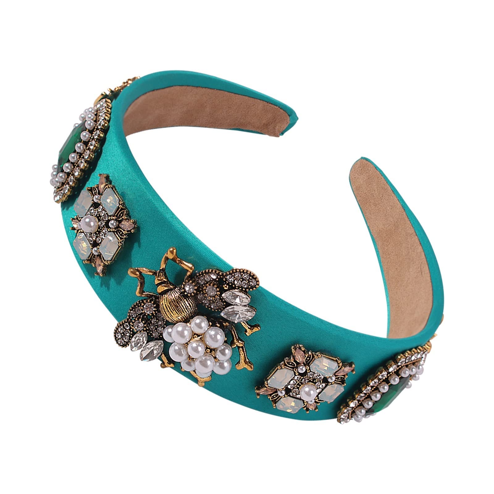 Rhinestone Bee Headband (1) Twine and Love Jeweled Headband | Embellished Headbands  main image 2