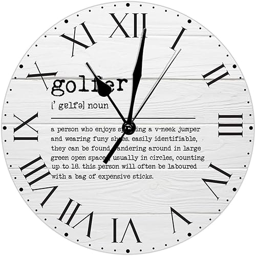 Miniatura 19 de Reloj de pared de PVC con definición de ley de atracciones, refranes inspiradores, reloj de pared grande con números romanos, reloj con diccionario