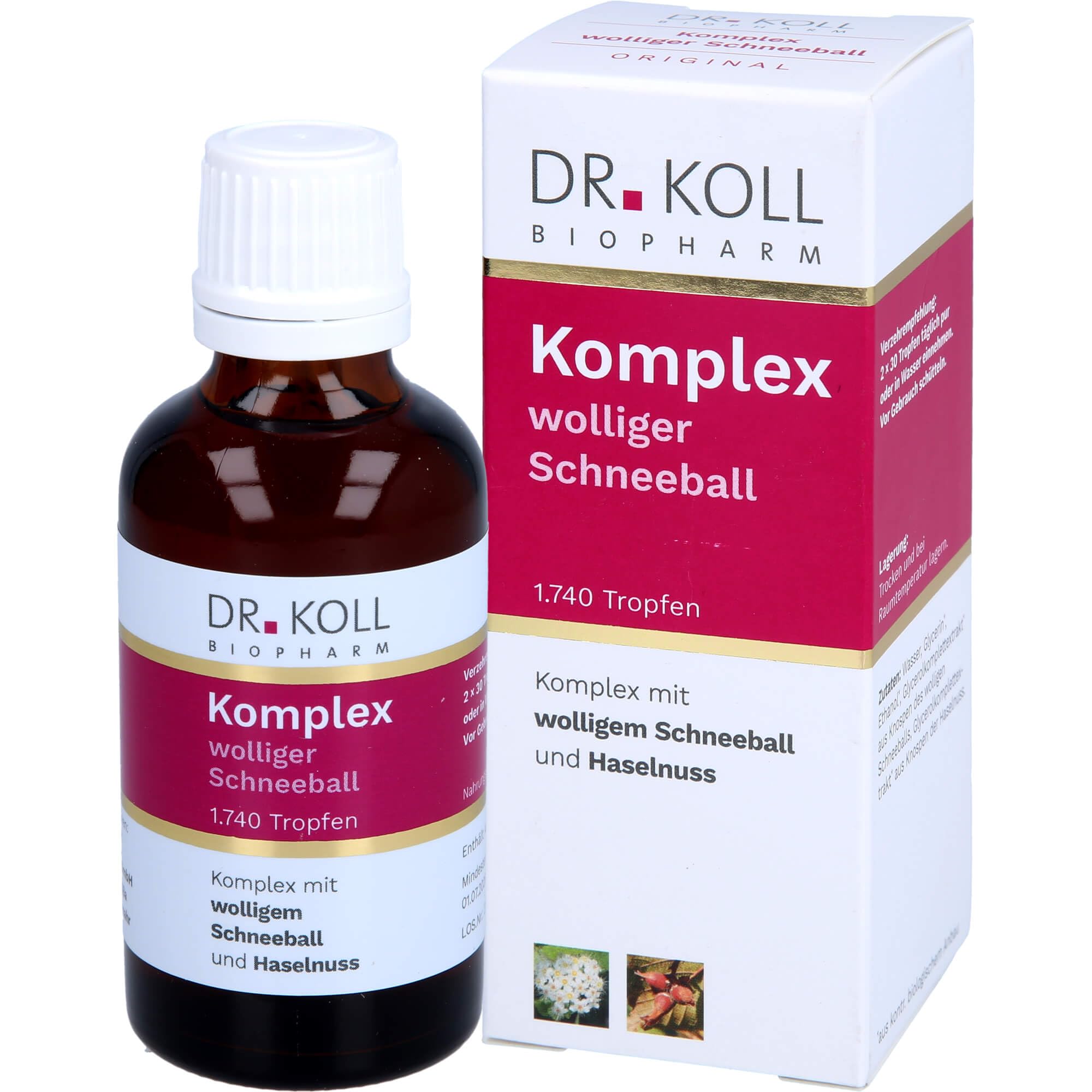 DR. KOLL Komplex wolliger Schneeball Tropfen, 50 ml Lösung