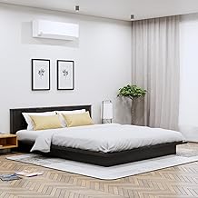 Modern Low Height King Size Bed Without Storage 78x72 | Engineered Wood Platform Bed Designer Headboard | Bed King Size Wooden Cot Double Bed for Bedroom Home (Flower Wenge)