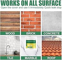 Vista 6 de Innovador sellador Mighty Paste, revestimiento impermeable, agente antifugas, revestimiento impermeable de poliuretano, pegado súper fuerte