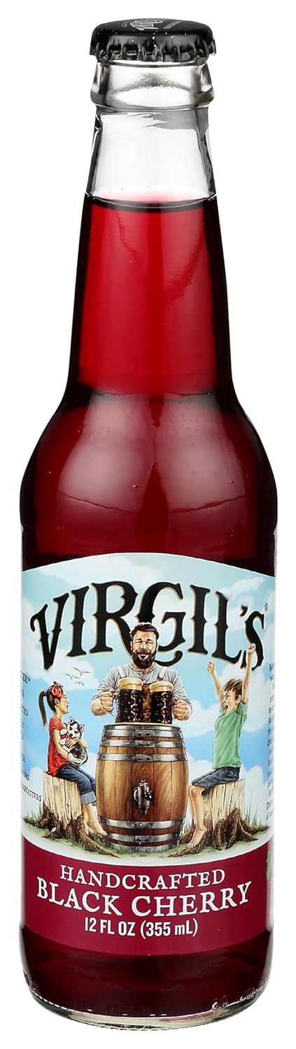 Virgil's Black Cherry Cream Soda - 4 per pack (Pack of 2)