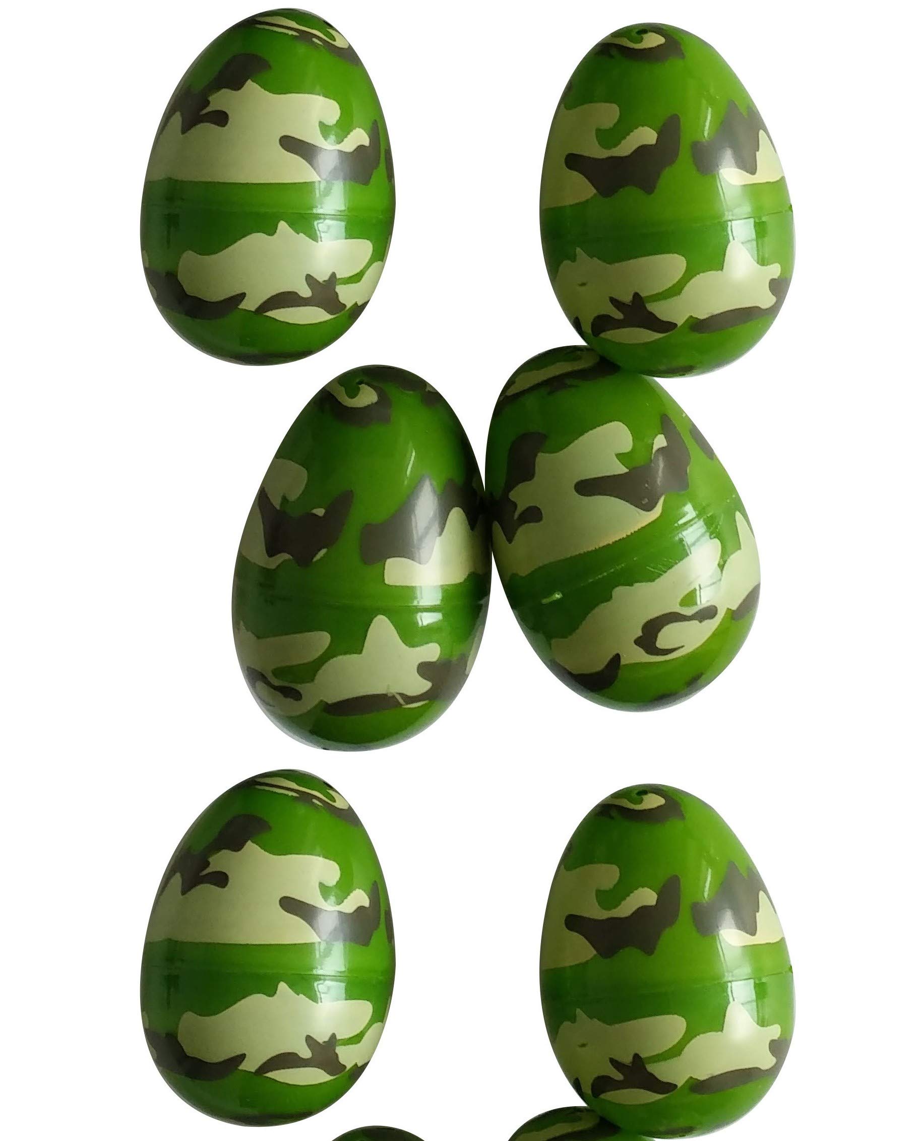 Amazon.co.jp: 迷彩柄 イースターエッグハントエッグ 24個 充填可能