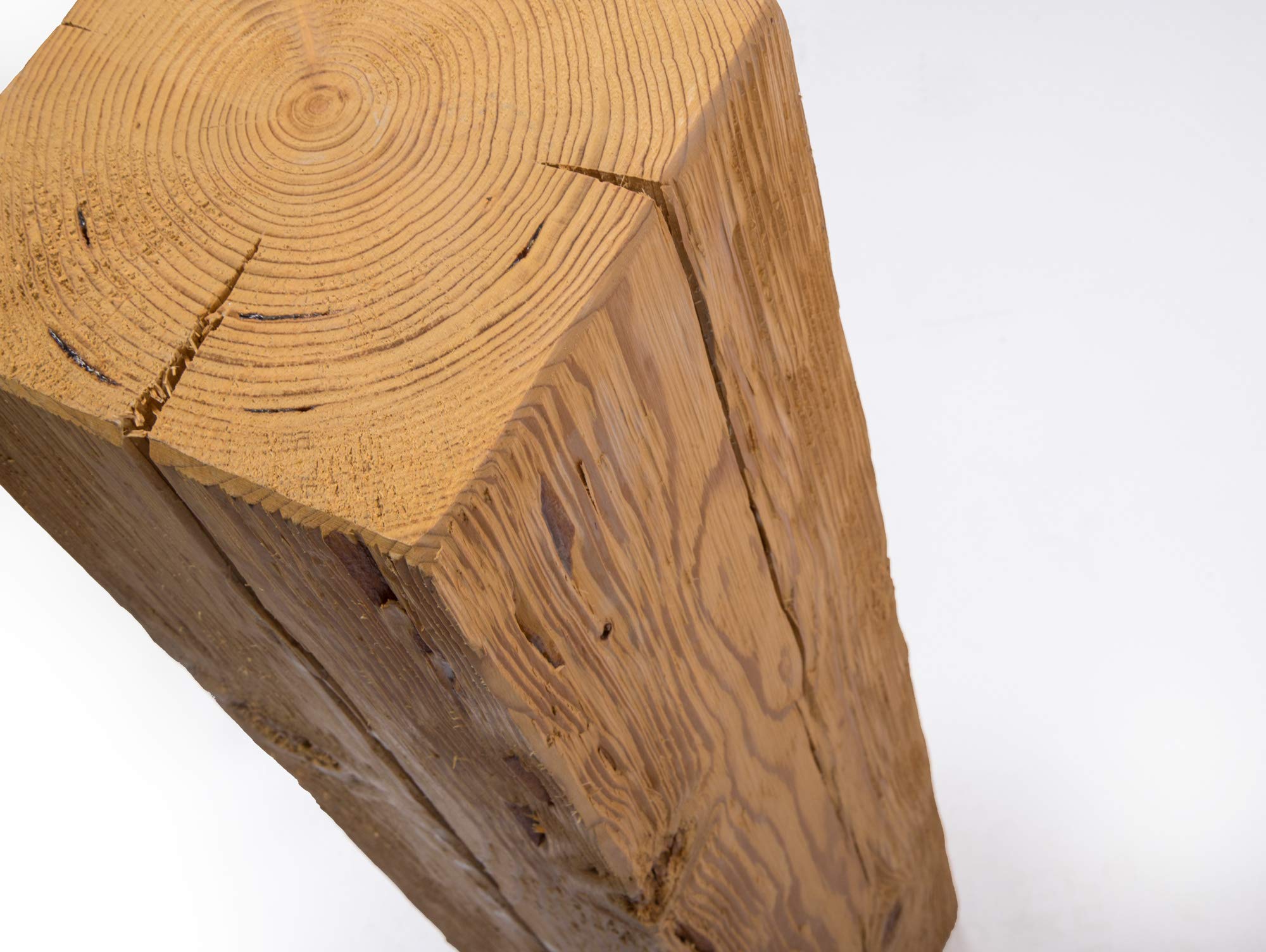 moebel-eins CURBY Blumensäule in rustikaler Altholzoptik, Fichte massiv