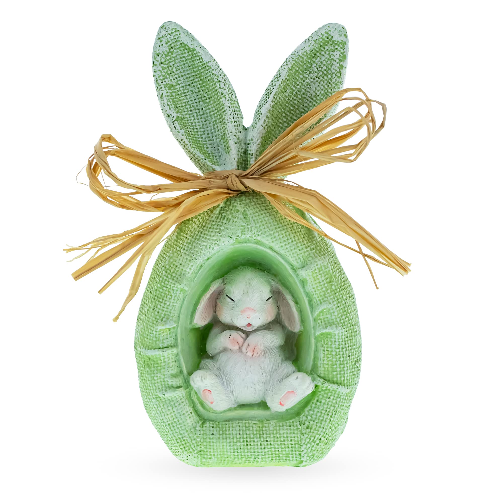 Figurine de lapin dans la chaise BestPysanky en porcelaine peinte