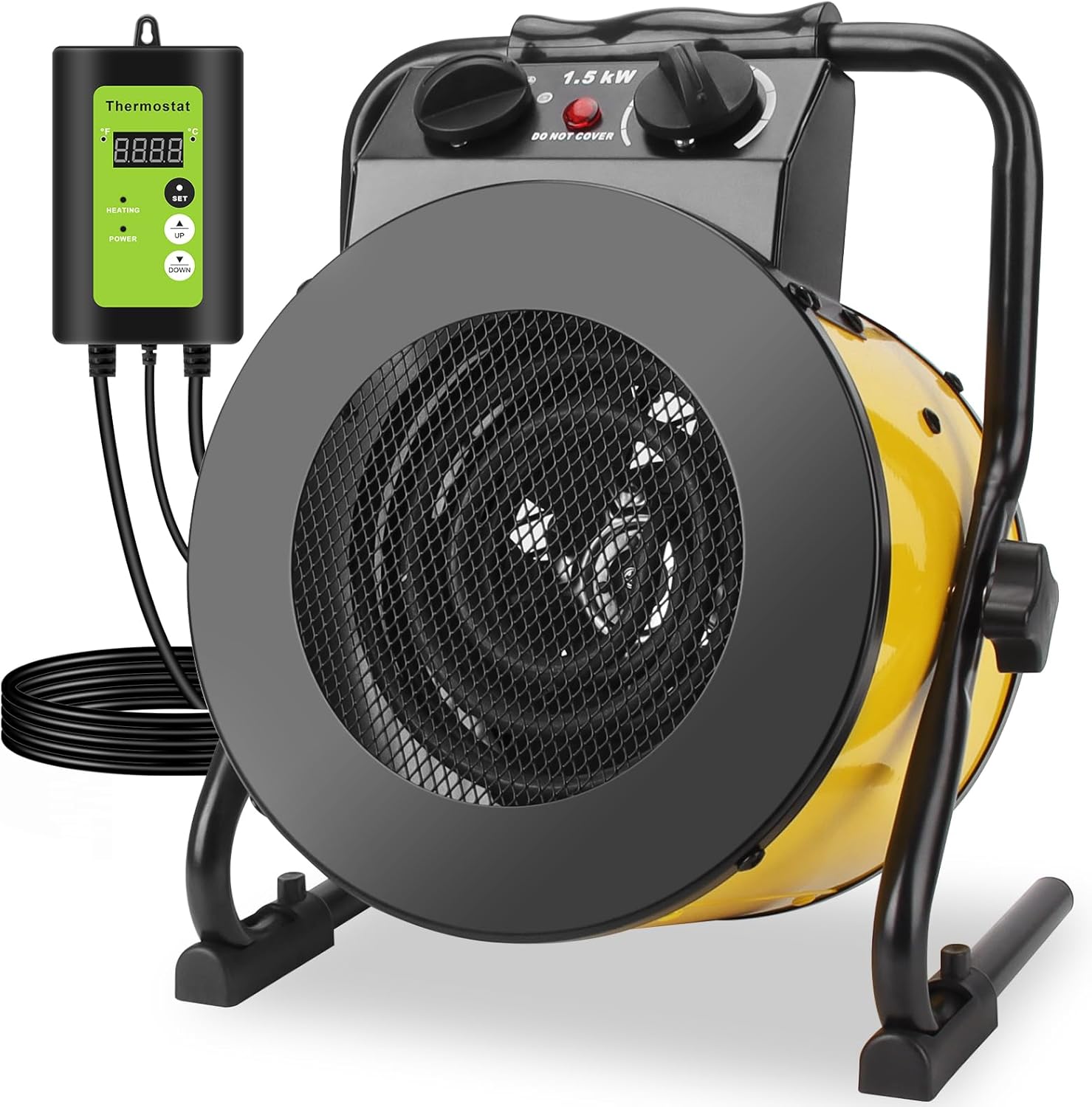 Greenhouse Heater with Thermostat, Outdoor Heaters for Patio