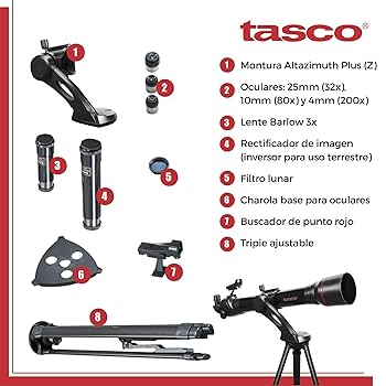 Tasco Spacestation 70x800mm Refractor AZ with Variable LED