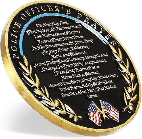 Miniatura 6 de US Saint Michael Police Prayer Challenge Coin State Trooper Gifts
