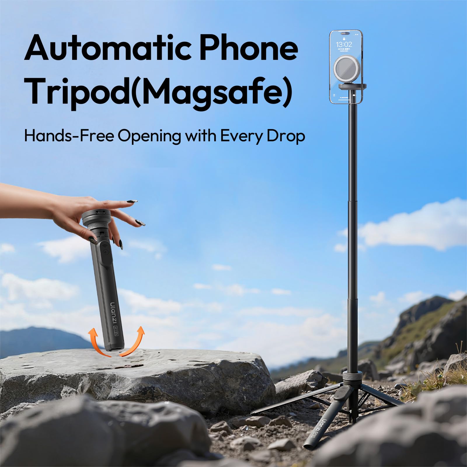 Ulanzi MA38 MagLock Mobile Phone Photography Stand (Silver